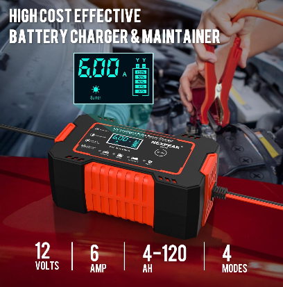 Cargador De Batería Profesional Para Vehículos 🚗 ¡Oferta exclusiva! 🎉