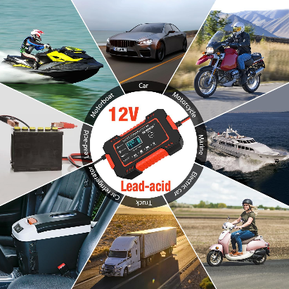 Cargador De Batería Profesional Para Vehículos 🚗 ¡Oferta exclusiva! 🎉