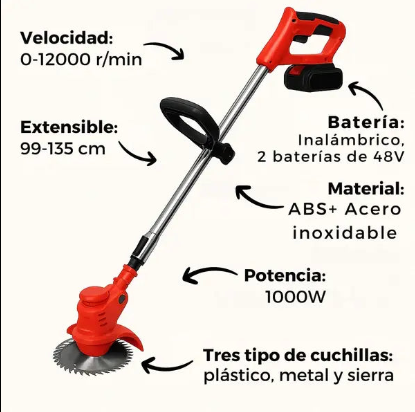 Guadaña Turbo Max™ – Compra hoy y llévate un regalo sorpresa 🎁