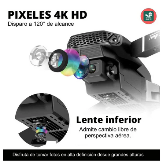NUEVO DRONE  W8 PRO MAX 2025 CON INTELIGENCIA ARTIFICIAL + 2 Baterías Adicionales y Estuche de Regalo