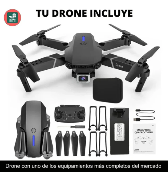 NUEVO DRONE  W8 PRO MAX 2025 CON INTELIGENCIA ARTIFICIAL + 2 Baterías Adicionales y Estuche de Regalo